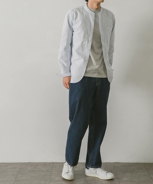 URBAN RESEARCH DOORS（アーバンリサーチドアーズ）の「オックスバンドカラーシャツ（シャツ/ブラウス・メンズ・ホワイト/ライトブルー/ネイビー/ブルー系その他・MEDIUM/LARGE）」の21枚目の写真