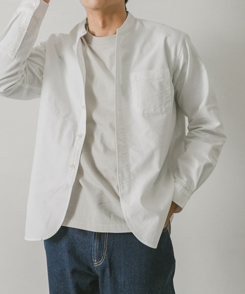 URBAN RESEARCH DOORS（アーバンリサーチドアーズ）の「オックスバンドカラーシャツ（シャツ/ブラウス・メンズ・ホワイト/ライトブルー/ネイビー/ブルー系その他・MEDIUM/LARGE）」の22枚目の写真