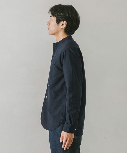 URBAN RESEARCH DOORS（アーバンリサーチドアーズ）の「オックスバンドカラーシャツ（シャツ/ブラウス・メンズ・ホワイト/ライトブルー/ネイビー/ブルー系その他・MEDIUM/LARGE）」の5枚目の写真