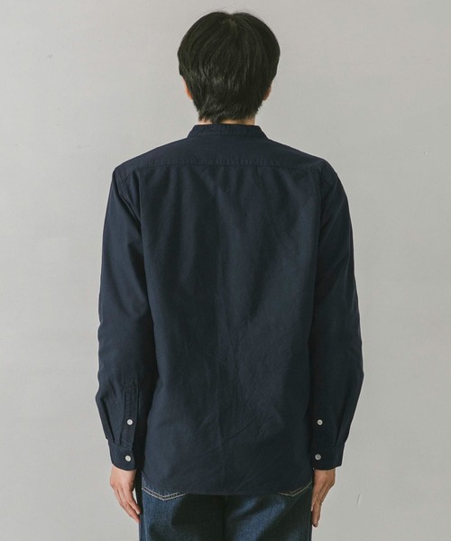 URBAN RESEARCH DOORS（アーバンリサーチドアーズ）の「オックスバンドカラーシャツ（シャツ/ブラウス・メンズ・ホワイト/ライトブルー/ネイビー/ブルー系その他・MEDIUM/LARGE）」の6枚目の写真
