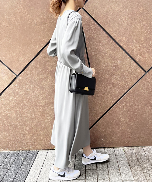 美品✨ スピックアンドスパン　シアーヨーク切り替えワンピース Spick & Span（スピックアンドスパン）の「《追加》シアーヨーク切替