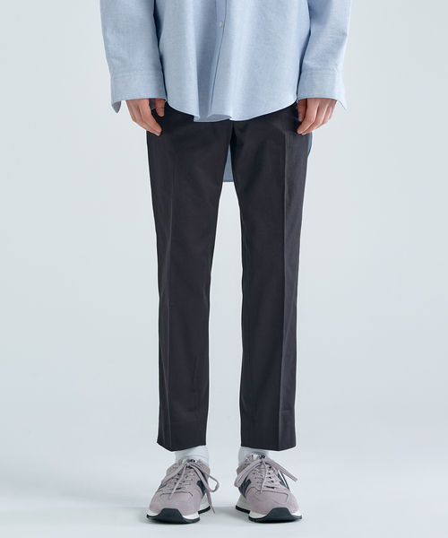 417 EDIFICE（フォーワンセブンエディフィス）の「【allery / アレリ―】 Cotton Slacks スリム（スラックス・メンズ・ブラック/カーキ/キャメル・SMALL/MEDIUM/LARGE）」の20枚目の写真