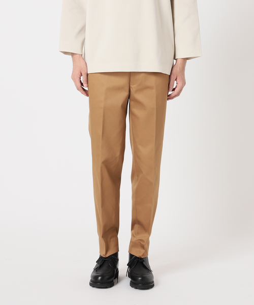 417 EDIFICE（フォーワンセブンエディフィス）の「【allery / アレリ―】 Cotton Slacks スリム（スラックス・メンズ・ブラック/カーキ/キャメル・SMALL/MEDIUM/LARGE）」の9枚目の写真