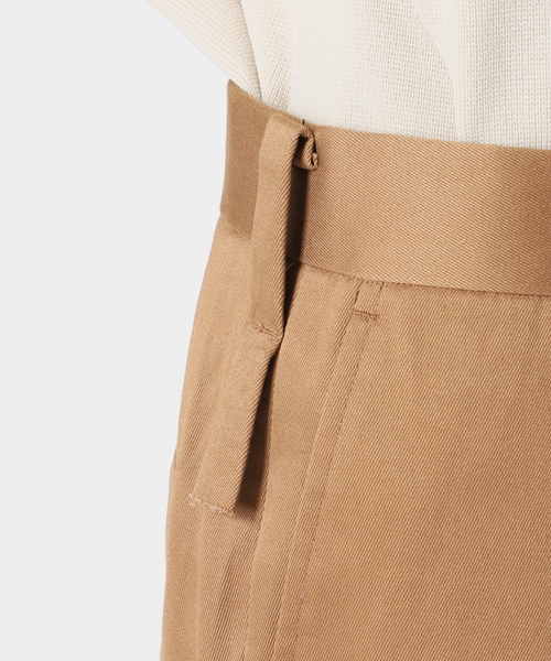 417 EDIFICE（フォーワンセブンエディフィス）の「【allery / アレリ―】 Cotton Slacks スリム（スラックス・メンズ・ブラック/カーキ/キャメル・SMALL/MEDIUM/LARGE）」の22枚目の写真