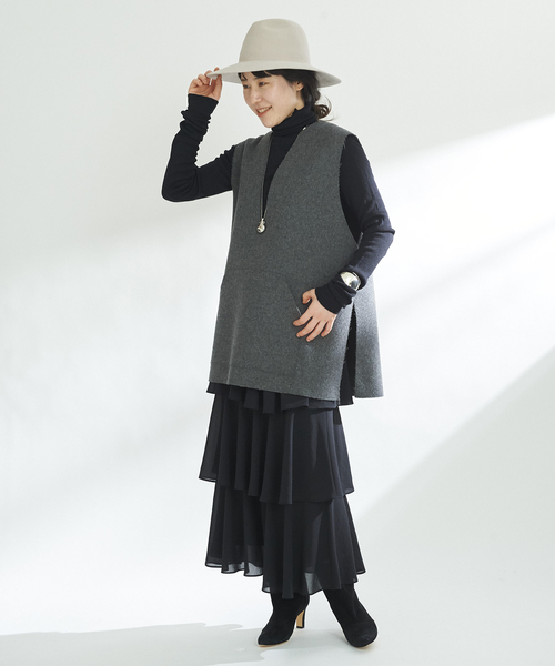 plage（プラージュ）の「WOオーバーベスト2（ベスト）」 - WEAR