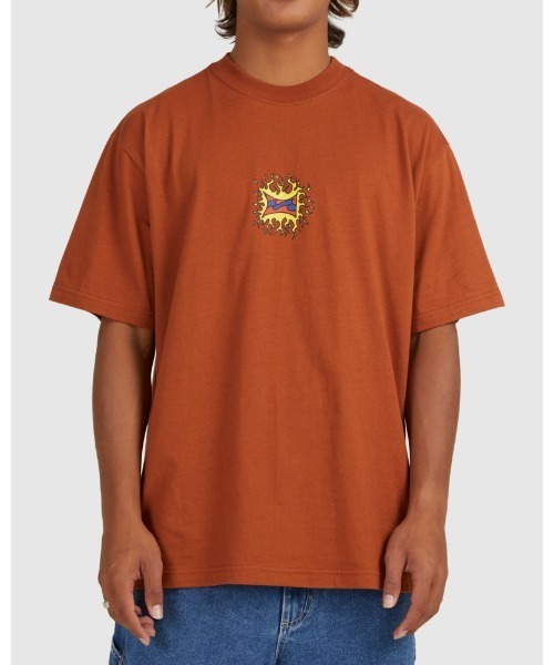 BILLABONG（ビラボン）の「【直営店限定】BILLABONG メンズ 【SKEGSS】 DAGGER SS Ｔシャツ 【2022年秋冬モデル】/ビラボン半袖Tシャツ（Tシャツ/カットソー・メンズ・ブラウン・MEDIUM/LARGE）」の8枚目の写真