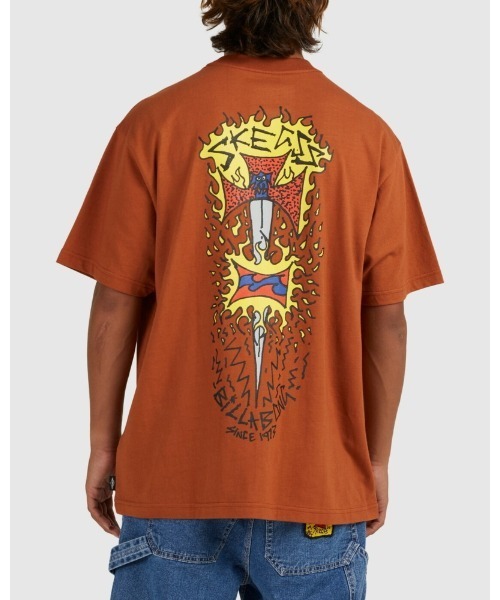 BILLABONG（ビラボン）の「【直営店限定】BILLABONG メンズ 【SKEGSS】 DAGGER SS Ｔシャツ 【2022年秋冬モデル】/ビラボン半袖Tシャツ（Tシャツ/カットソー・メンズ・ブラウン・MEDIUM/LARGE）」の11枚目の写真