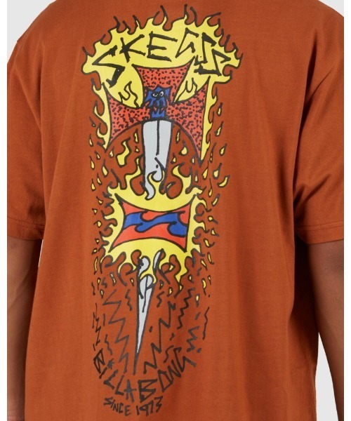 BILLABONG（ビラボン）の「【直営店限定】BILLABONG メンズ 【SKEGSS】 DAGGER SS Ｔシャツ 【2022年秋冬モデル】/ビラボン半袖Tシャツ（Tシャツ/カットソー・メンズ・ブラウン・MEDIUM/LARGE）」の10枚目の写真