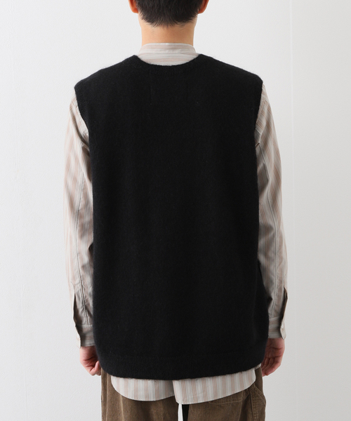DAIRIKU(ダイリク)の「【DAIRIKU / ダイリク】 別注 D Mohair School Knit Vest(ベスト・メンズ・ブラック・FREE)」の6枚目の写真
