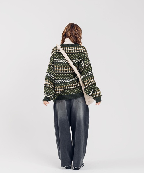 MUHET（ミュエータ）の「タートルネックインナー（ニット/セーター・レディース・アイボリー/ボルドー/オレンジ・MEDIUM/LARGE）」の13枚目の写真