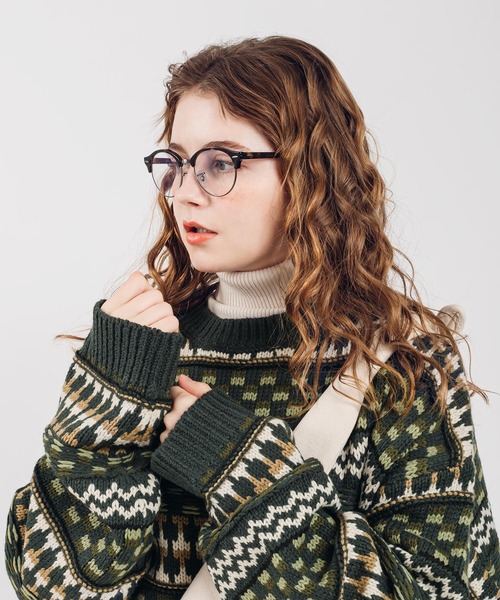 MUHET（ミュエータ）の「タートルネックインナー（ニット/セーター・レディース・アイボリー/ボルドー/オレンジ・MEDIUM/LARGE）」の7枚目の写真