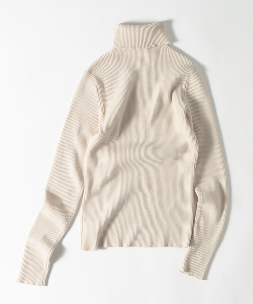 MUHET（ミュエータ）の「タートルネックインナー（ニット/セーター・レディース・アイボリー/ボルドー/オレンジ・MEDIUM/LARGE）」の5枚目の写真