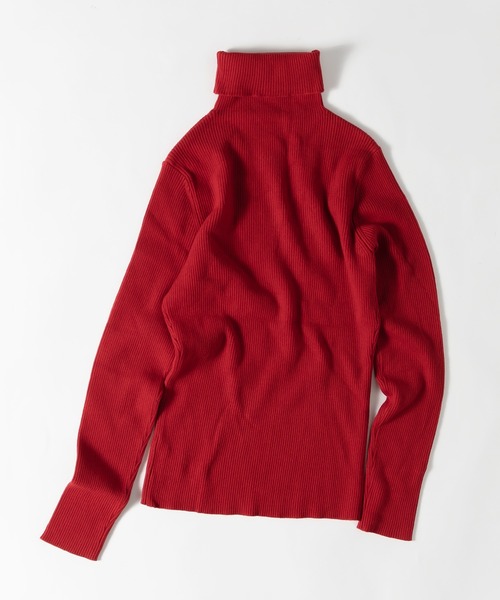MUHET（ミュエータ）の「タートルネックインナー（ニット/セーター・レディース・アイボリー/ボルドー/オレンジ・MEDIUM/LARGE）」の18枚目の写真