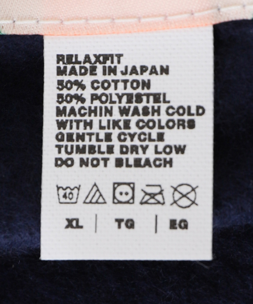 RELAXFIT(リラックスフィット)の「【RELAXFIT / リラックスフィット】CUBA CREW SWEAT(スウェット・メンズ・チャコールグレー/ネイビー・X-LARGE/LARGE)」の16枚目の写真