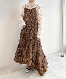 w closet | アシンメトリーティアード切替キャミワンピース(ワンピース)