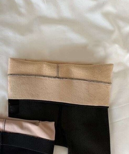 Vipoa(ヴィポア)の「あったか起毛フェイクタイツ(タイツ/ストッキング・レディース・ベージュ/ブラック・FREE)」の9枚目の写真