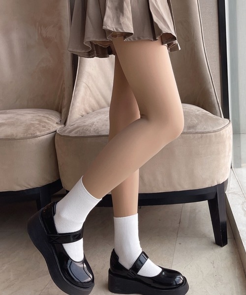 Vipoa(ヴィポア)の「あったか起毛フェイクタイツ(タイツ/ストッキング・レディース・ベージュ/ブラック・FREE)」の13枚目の写真