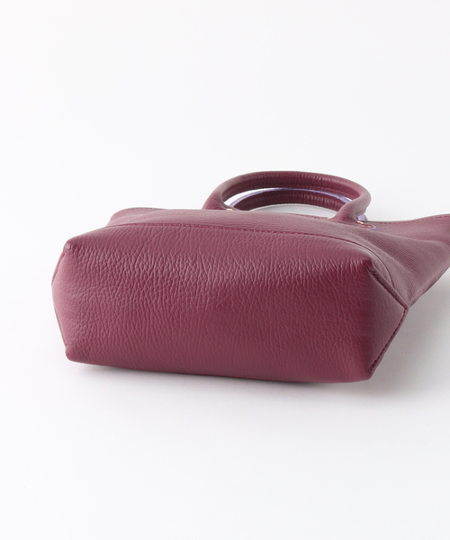 YOUNG&OLSEN EMBOSSED LEATHER M バッグ　　イエナ YOUNG&OLSEN/ヤングアンドオルセン】 EMBOSSED LEATHER