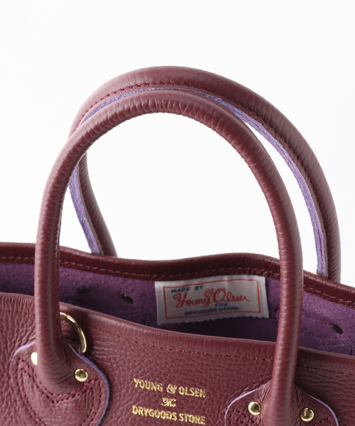 YOUNG&OLSEN/ヤングアンドオルセン】 EMBOSSED LEATHER