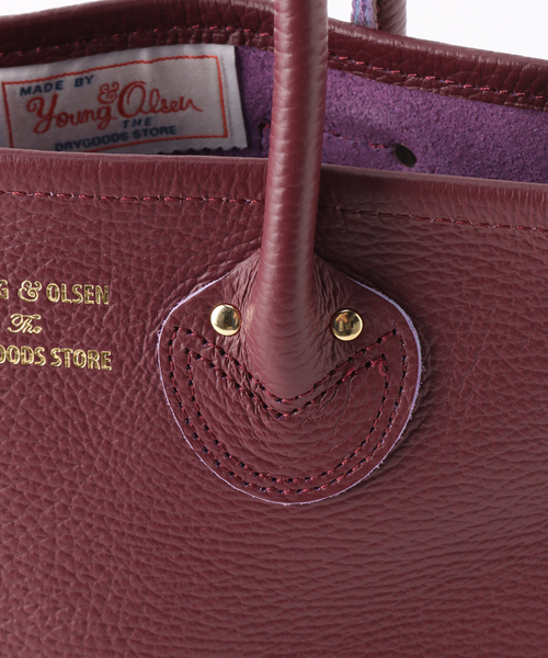 YOUNG&OLSEN/ヤングアンドオルセン】 EMBOSSED LEATHER