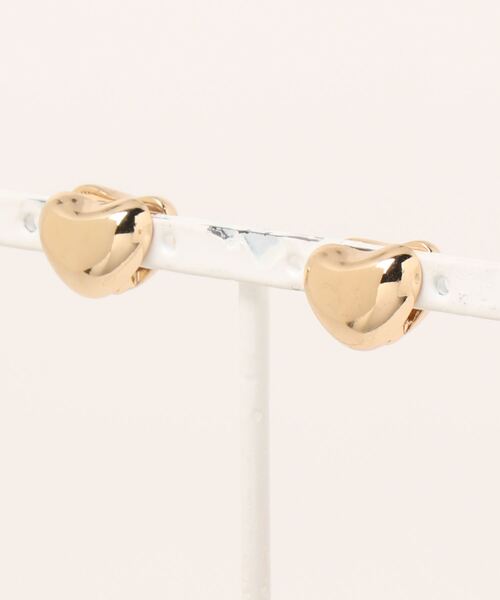 AMERICAN HOLIC（アメリカンホリック）の「ハートメタルマグネットイヤリング（イヤリング・レディース・ゴールド/シルバー・FREE）」の7枚目の写真