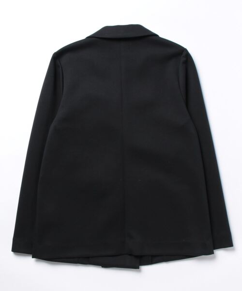 Doux archives（ドゥアルシーヴ）の「ダンボールニットダブルジャケット（テーラードジャケット・レディース・ブラック/ネイビー/ベージュ・FREE）」の5枚目の写真