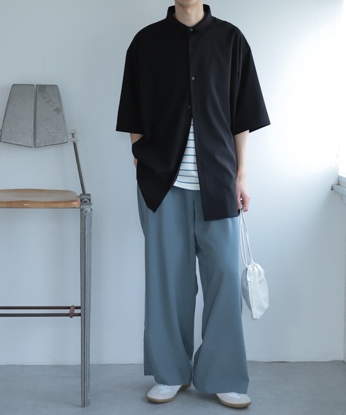 SENSE OF PLACE by URBAN RESEARCH（センスオブプレイスバイアーバンリサーチ）の「フェイクレザーコードキンチャクショルダー（ショルダーバッグ・メンズ・ブラック/カーキ/ホワイト/モカ・ONE）」の6枚目の写真