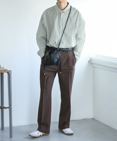 SENSE OF PLACE by URBAN RESEARCH（センスオブプレイスバイアーバンリサーチ）の「フェイクレザーコードキンチャクショルダー（ショルダーバッグ・メンズ・ブラック/カーキ/ホワイト/モカ・ONE）」の20枚目の写真