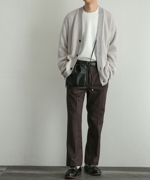 SENSE OF PLACE by URBAN RESEARCH（センスオブプレイスバイアーバンリサーチ）の「フェイクレザーコードキンチャクショルダー（ショルダーバッグ・メンズ・ブラック/カーキ/ホワイト/モカ・ONE）」の22枚目の写真