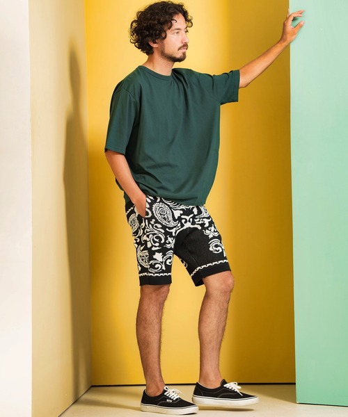 ANGENEHM(アンゲネーム)の「mt8197-Balloon Silhouette Short Sleeve Cut sew (MADE IN JAPAN) カットソー(Tシャツ/カットソー・メンズ・グリーン/ブラック/ホワイト/カーキ・M/L)」の8枚目の写真