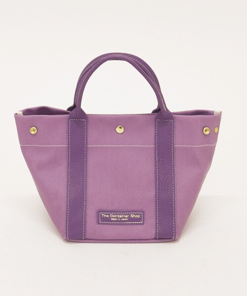 The Container Shop(ザ コンテナショップ)の「The Container Shop: 2WAY ショルダー バッグ◇(ショルダーバッグ・レディース・パープル/オフホワイト・ONE SIZE)」の8枚目の写真