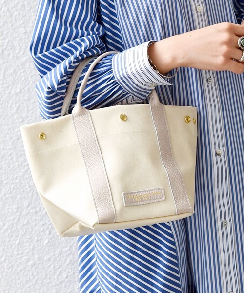 The Container Shop(ザ コンテナショップ)の「The Container Shop: 2WAY ショルダー バッグ◇(ショルダーバッグ・レディース・パープル/オフホワイト・ONE SIZE)」の21枚目の写真