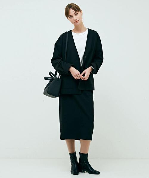MELROSE CLAIRE｜ノーカラージャケット | Rakuten Fashion(楽天