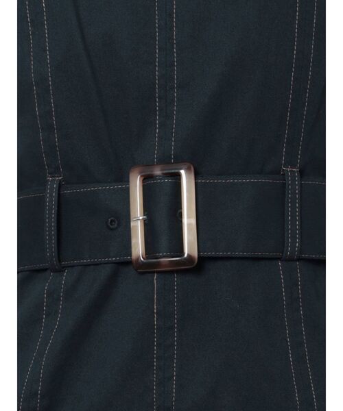 MURUA（ムルーア）の「アシメスリットマーメイドジャンパースカート（ジャンパースカート・レディース・アイボリー/ネイビー・2/1）」の7枚目の写真