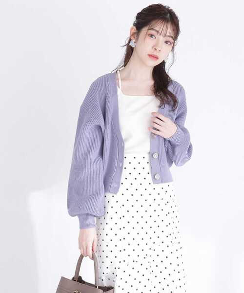 PROPORTION BODY DRESSING（プロポーションボディドレッシング）の「＜Ｅ＞　畦カーディガン / 1213177200（ニット/セーター・レディース・グレー/ピンク/ブルー・FREE）」の11枚目の写真