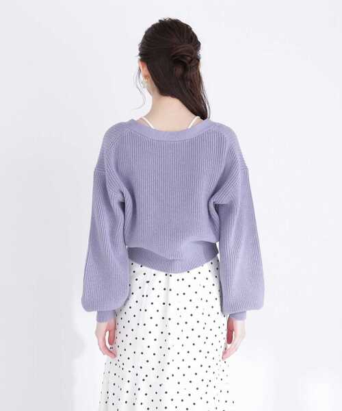 PROPORTION BODY DRESSING（プロポーションボディドレッシング）の「＜Ｅ＞　畦カーディガン / 1213177200（ニット/セーター・レディース・グレー/ピンク/ブルー・FREE）」の19枚目の写真