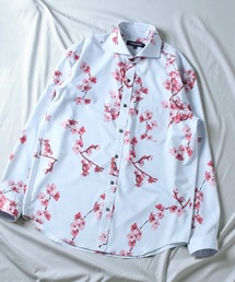 UNION STATION | フォトプリントワイドカラーシャツ/総柄シャツ(シャツ/ブラウス)