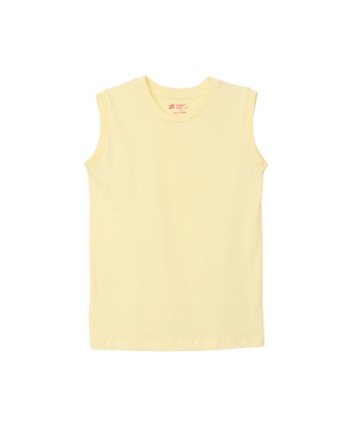 HANES(ヘインズ)の「【Hanes/ヘインズ】レディース ジャパンフィットフォーハー【2枚組】スリーブレスTシャツ 5.3oz(Tシャツ/カットソー・レディース・ホワイト×イエロー・MEDIUM/LARGE)」の9枚目の写真