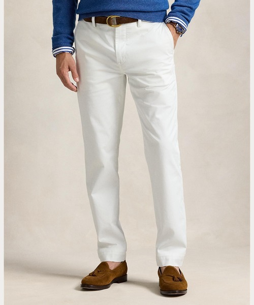 POLO RALPH LAUREN(ポロ ラルフ ローレン)の「ストレッチ ストレート フィット ウォッシュド チノ パンツ(チノパンツ・メンズ・ホワイト・36/32/34/32/38/32/32/32/30/30/28/30/40/32/28/32/29/32/31/32/33/32)」の5枚目の写真