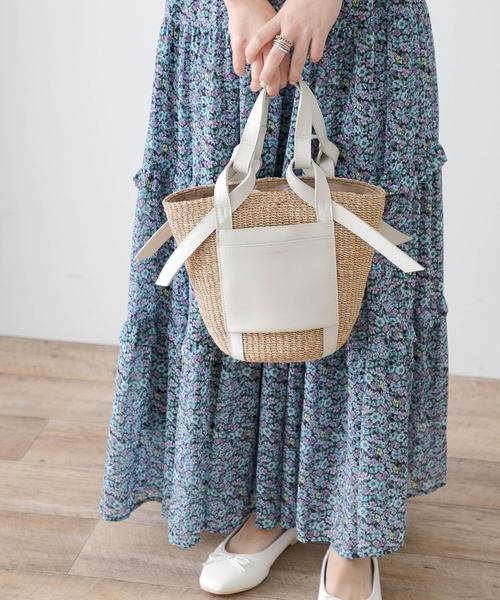 VIOLAd'ORO（ヴィオラドーロ）の「VIOLA d'ORO アバカレザーコンビ