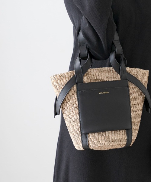 VIOLAd'ORO（ヴィオラドーロ）の「VIOLA d'ORO アバカレザーコンビ