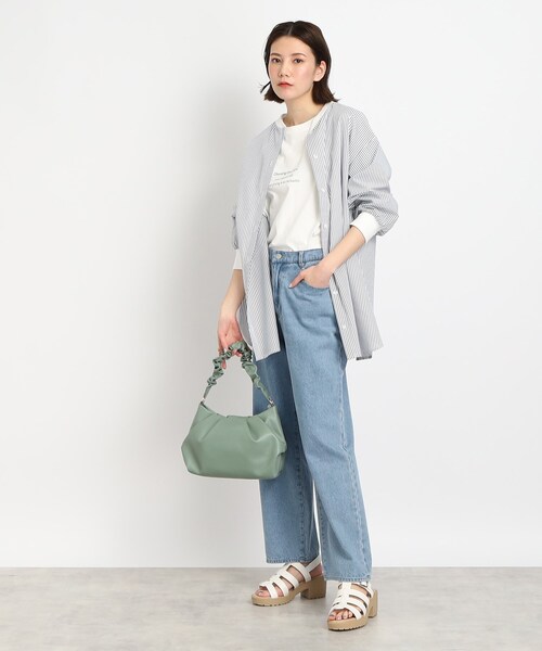 SHOO・LA・RUE（シューラルー）の「◆【2WAY】ギャザーショルダー（ショルダーバッグ・レディース・アイボリー/ブラック/ダークグリーン・00）」の17枚目の写真