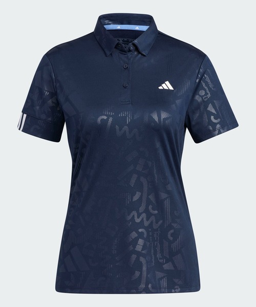 アディダス adidas ゴルフ ボタンダウンシャツ セール】スリーストライプス 半袖ボタンダウンシャツ【adidas