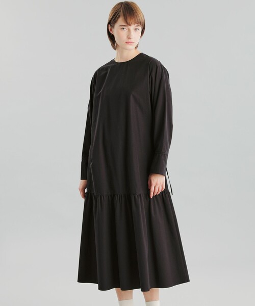 MACKINTOSH PHILOSOPHY（ﾏｯｷﾝﾄｯｼｭ ﾌｨﾛｿﾌｨｰ）の「GREY LABEL タイプライターワンピース（ワンピース・レディース・オフホワイト/ブラック・2）」の2枚目の写真