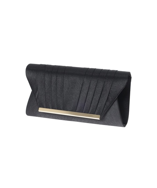 Edit Sheen（エディットシーン）の「サテンタックパーティークラッチ（クラッチバッグ・レディース・ベージュ/ゴールド/ブラック・FREE）」の14枚目の写真