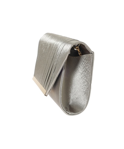 Edit Sheen（エディットシーン）の「サテンタックパーティークラッチ（クラッチバッグ・レディース・ベージュ/ゴールド/ブラック・FREE）」の17枚目の写真