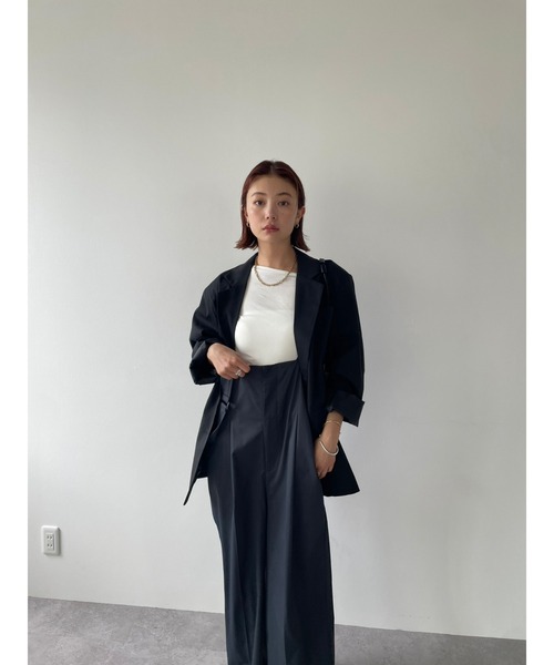 【新品】HANNE サスペンダートラウザー オールインワン サロペット 完売 紺 新品】HANNE サスペンダートラウザー オールインワン サロペット