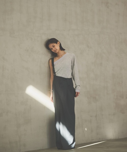 HANNE(アン)の「サスペンダートラウザー(サロペット/オーバーオール・レディース・ネイビー/オフホワイト/カーキ・フリー/SMALL)」の22枚目の写真