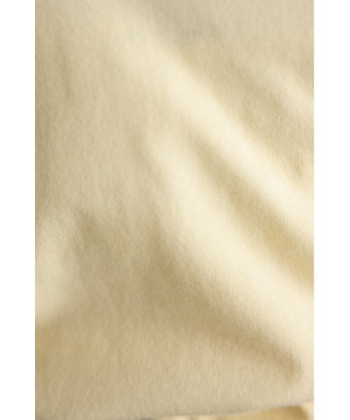 STYLEMIXER（スタイルミキサー）の「organic cotton バックオープンハーフT（Tシャツ/カットソー・レディース・ライトイエロー/ブラック/ホワイト・FREE）」の6枚目の写真