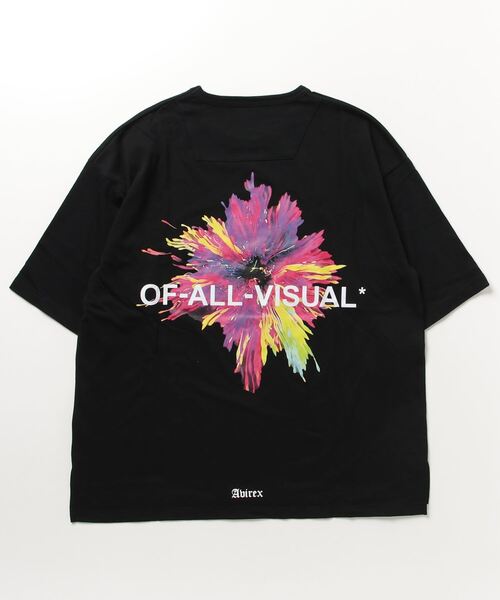 直営店限定】AVIREX × A4A SPLASH PAINT SHORT SLEEVE T-SHIRT